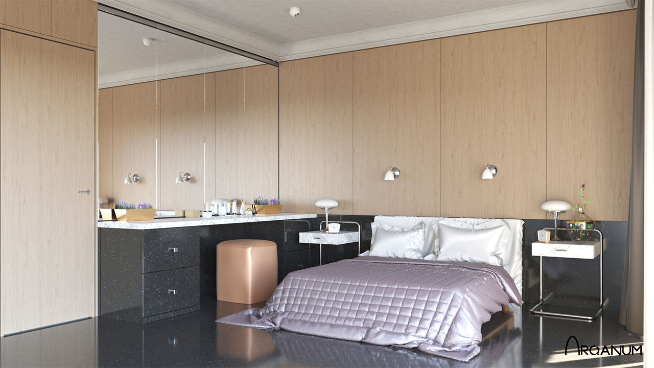 Edificio de dieciseis viviendas en Mataró, dormitorio